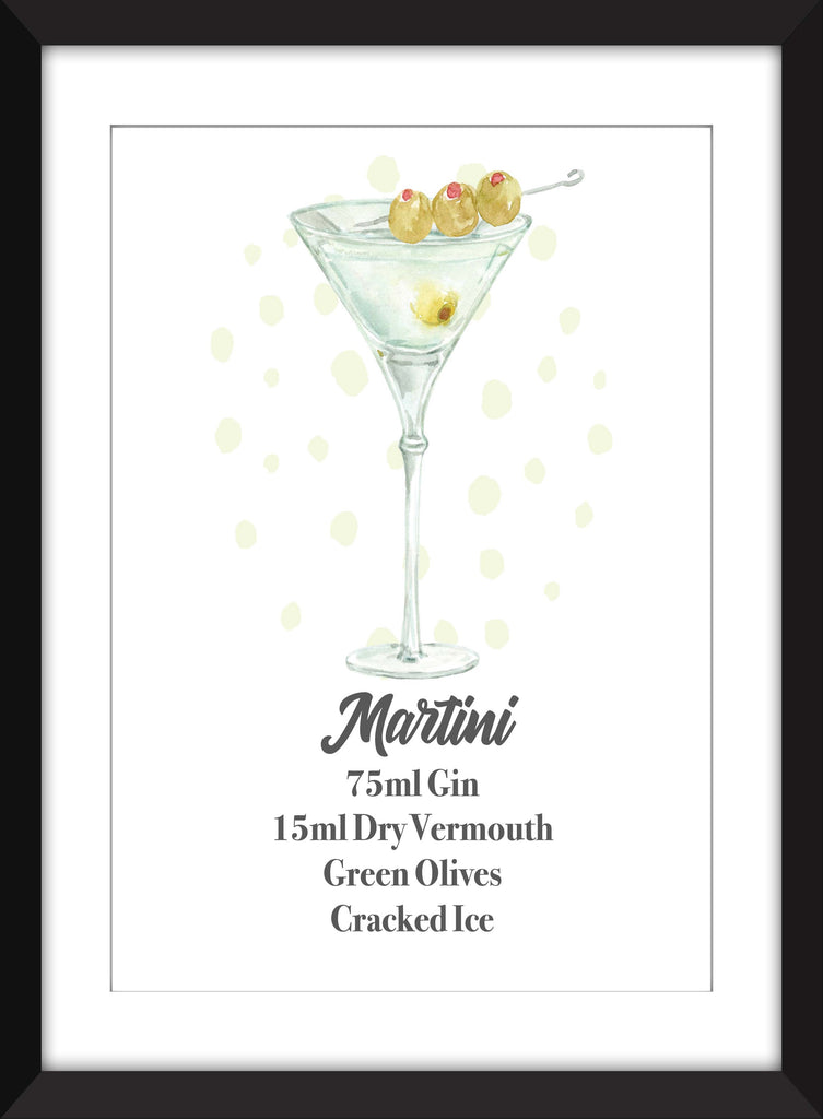 The Perfect Martini - Unframed Print