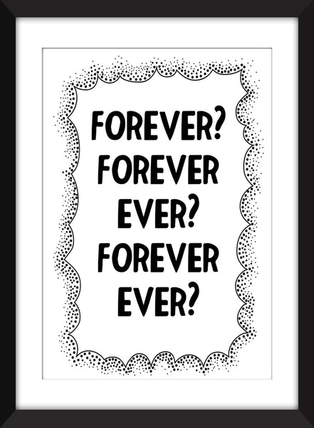 Outkast - Ms Jackson/Forever Ever? Lyric  - Unframed Print