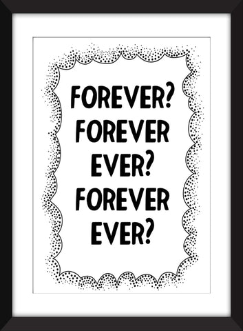 Outkast - Ms Jackson/Forever Ever? Lyric  - Unframed Print