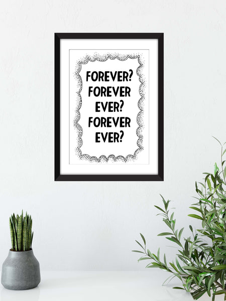 Outkast - Ms Jackson/Forever Ever? Lyric  - Unframed Print