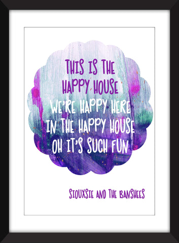 Siouxsie and the Banshees - Happy House - Unframed Print