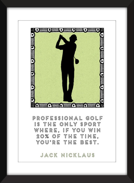 Set of 3 Golf Quotes - Unframed Prints
