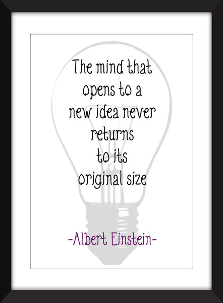 Set of 3 Albert Einstein Quotes - Unframed Prints