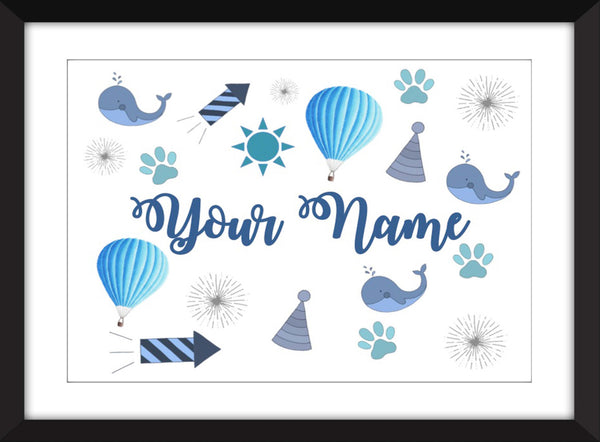 Personalised Boys Name - Ideal for Nursery