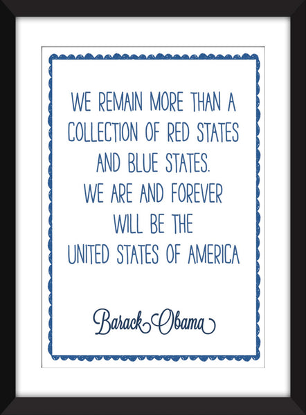 Set of 3 Barack Obama Quotes- Unframed Prints