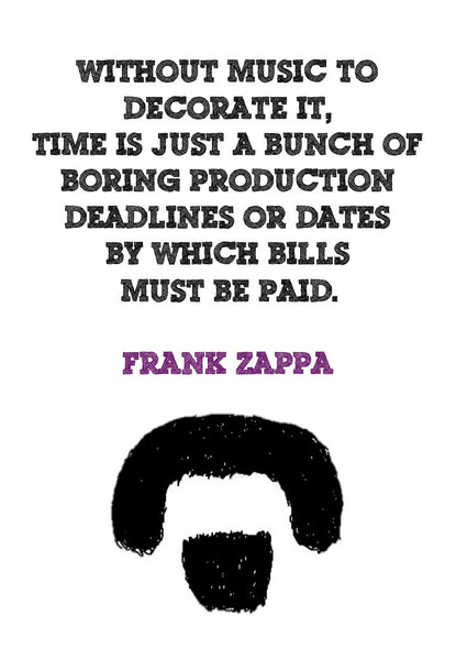 Set of 3 Frank Zappa Quotes - Unframed Prints