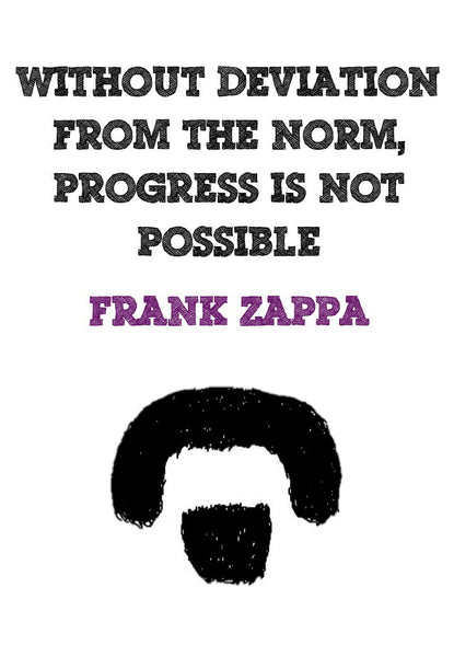 Set of 3 Frank Zappa Quotes - Unframed Prints