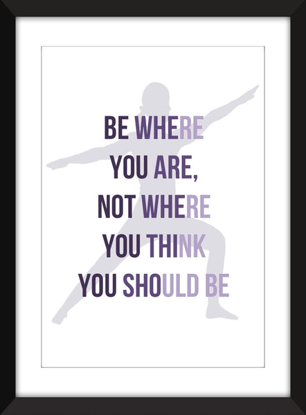 Set of 4 Yoga Quotes - Unframed Prints