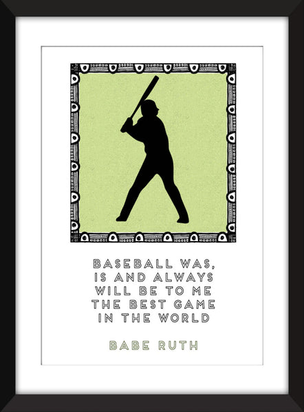 Set of 3 Baseball Quotes - Unframed Prints