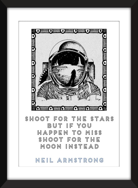 Set of 3 Astronaut Quotes - Unframed Prints