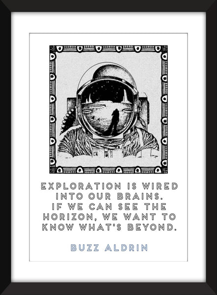 Set of 3 Astronaut Quotes - Unframed Prints