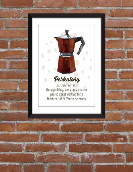 Perkatory Coffee Appreciation - Unframed Print