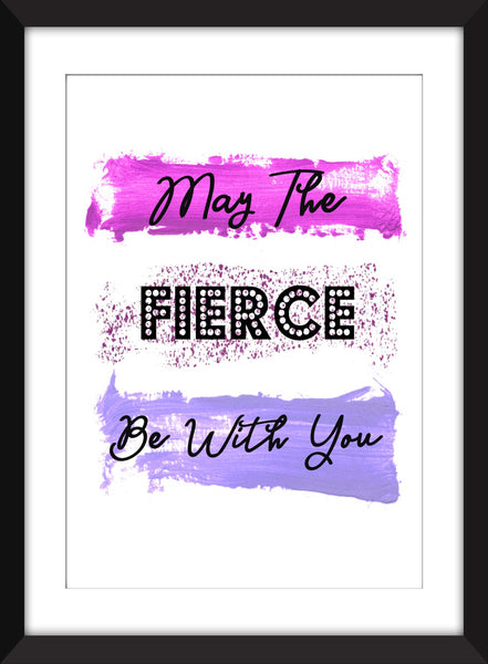 RuPaul Drag Race May The Fierce Be With You - Unframed Print