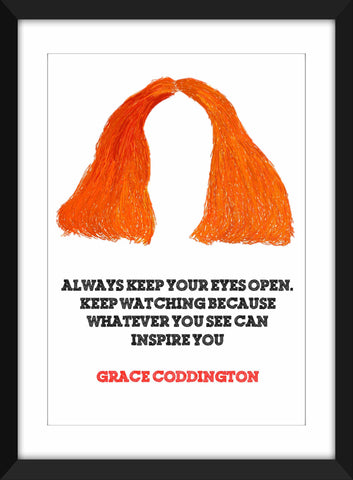 Grace Coddington (Vogue) Inspiration Quote - Unframed Print