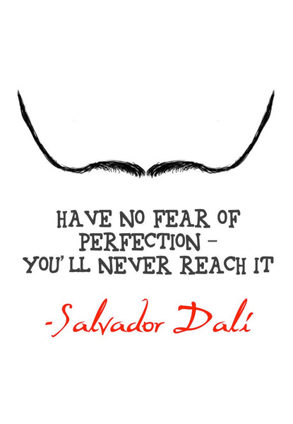 Set of 4 Unframed Salvador Dali Quotes - Unframed Prints